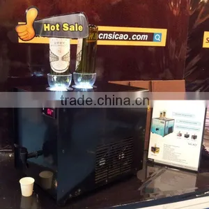 Fan Cooling Shot Liquor Machine 2 Spouts Dispensing Cold Shot Machine for Two 750ml Bottle thumbnail-3
