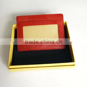 Hot Factory Direct Hot Sale Faux Leather Card Holder Wholesale thumbnail-2