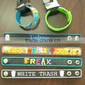 3d Soft Pvc Cartoons Wristbands thumbnail-1