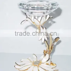 Crystal Candle Holder Candle Sticker Fashion Craft Home Decoration thumbnail-1