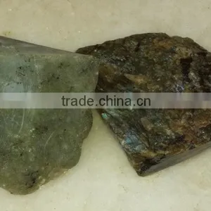 Natural Labradorite Gemstone Rough Multicolor Non-treated thumbnail-2
