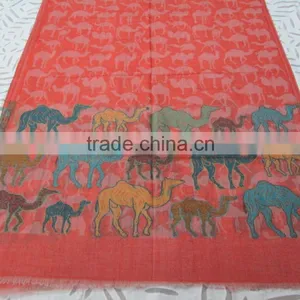 Camel Cashmere Scarf Shawl Pashmina Textile thumbnail-1