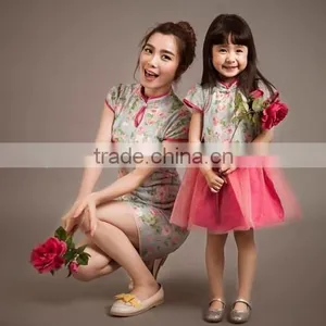 Yiwu Floral Vintage Dress Made In Zhejiang Vintage Dress thumbnail-3