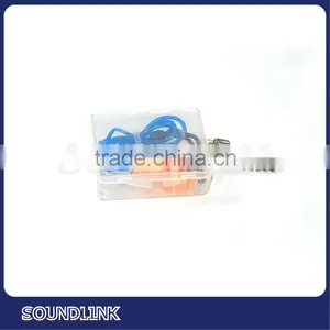 Soft and Comfortable PU Foam Earplug / Ear Plug in Case thumbnail-1