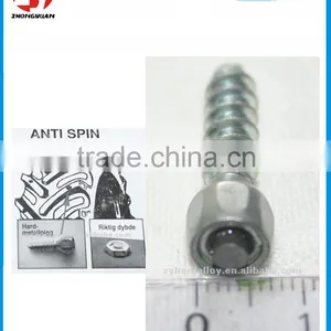 Customized Sintered Polished YG8 Yg11c Tungsten Carbide Screw Ice Antiskid Spiral Tire Studs thumbnail-1