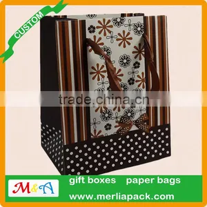 Starlit Luxury Paper Gift Bag Medium Polka Dot Portrait Revel Bags thumbnail-3