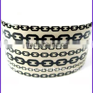 Fashion Thin Metal Enamel Wide Cuff Bangles (FCH-10859) thumbnail-1