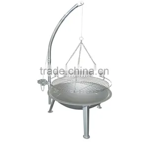 Adjustable and Swing Balcony Hanging Grill Charcoal Bbq thumbnail-4