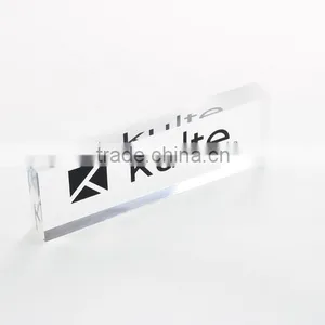 Clear Acrylic Logo Block , Acrylic Brand Block thumbnail-1