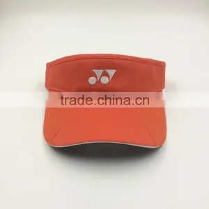 Custom Design Fashion 100% Polyester Red Sun Visor for Women thumbnail-2