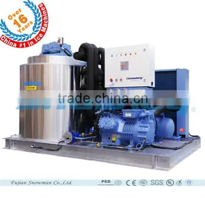 Energy-saving Completed Type Flake Ice Maker 8000kgs per Day thumbnail-1