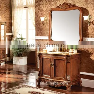 Dark Wood Bathroom Vanity Ideas WTS213 thumbnail-6