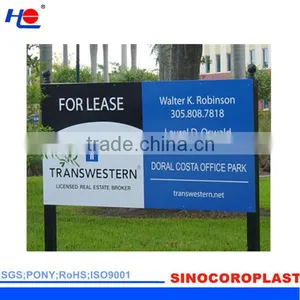 Convenient to Move and Pollution-free Polypropylene Hollow Indoor Signboard thumbnail-1