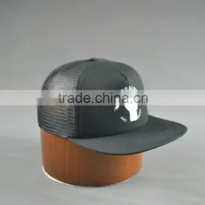 Black Trucker Cap and Snapback Trucker Cap thumbnail-4