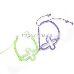 Cross Bracelet,knitting Bracelet,religious Bracelet thumbnail-1