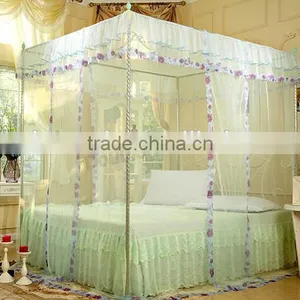 Rectangular Mosquito Net Bed Canopy 100% Polyester China Textile Factory thumbnail-5