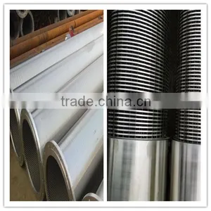 Hot Sale Stainless Steel Continuous Slot Johnson Wedge Wire Wrapped Screen Factory thumbnail-2