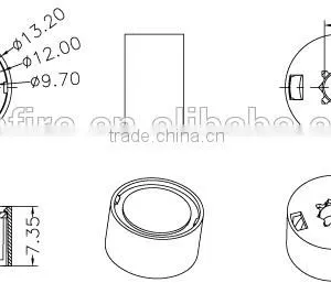 Infrared Lens for Imitation Lumens LED Lens for Led Light thumbnail-2