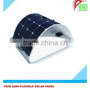 Sunpower Cell Camping,boat,caravan Use 100w Flexible Solar Panel thumbnail-1
