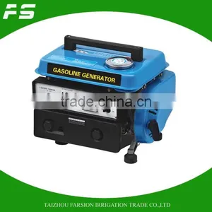 CE Approved 900W 220V Portable Manual Gasoline Generator Set thumbnail-1