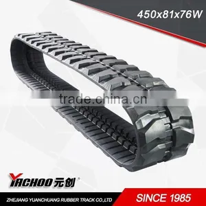 Mini Excavator Rubber Track Used 450x81x76 thumbnail-1