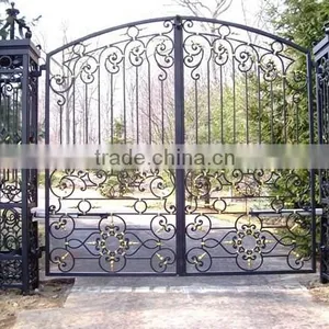 Metal Security Gate/ Wrought Iron Fencing Fences Elements Gates thumbnail-5
