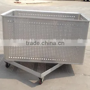 Aluminum Fabric Basket Container thumbnail-2