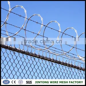 Double Wire Mesh Fence Razor Barbed Wire Mesh Fence Concertina Wire for Sale thumbnail-3