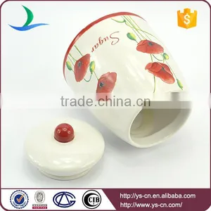 Wholesale Ceramic Tea Sugar And Coffee Canister Food Jar thumbnail-3