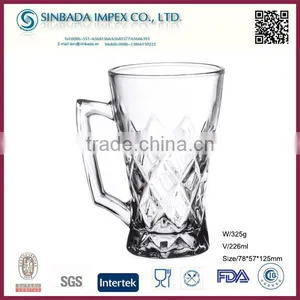 SGS Level KTZB41A, New Design Wholesale Small Glass Coffee Mug With Lid thumbnail-1