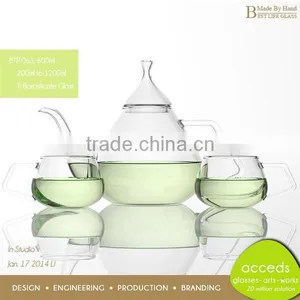 Lead-Free Ti-Borosilicate Glass High Quality Hand Blown Tea Pots For Life thumbnail-4