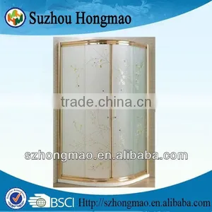 Aluminum Decorative Glass Shower Doors thumbnail-1