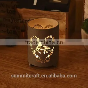 Hollow Metal Reindeer Candlestick Wedding Candle Holder thumbnail-5
