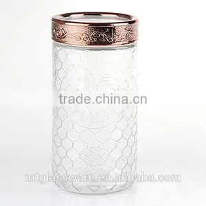 Cheap Set of 3 Cork Design Storage Jar Wieh PP Lid thumbnail-2