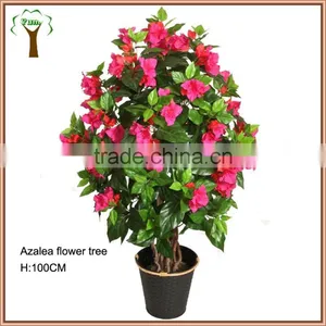 Artificial Rhodo Azalea Flowering Tree thumbnail-1