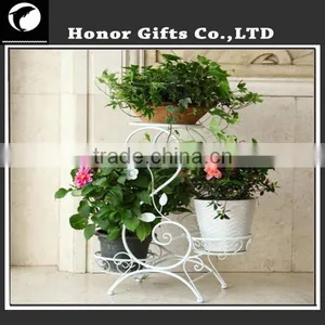New Design Iron Frame Flower Stand Decorative Metal Window Box Planters thumbnail-1