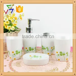 Ceramic Bath Accessory Set Soap Dispenser thumbnail-1