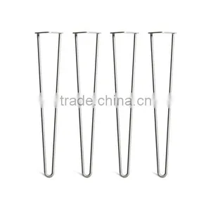 Globla Supplier Metal 40 Inch Chrome Plating 3 Rod Iron Dining Table Leg thumbnail-2