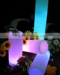 High Quality Decorative PE Material Pillar /16 Color Changing Led Light up Standing Pillar thumbnail-3