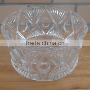 Clear Glass Candle Bowl Cup thumbnail-2