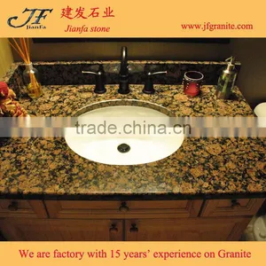 Prefab Granite Double Sink Restaurant Vanity Top thumbnail-5