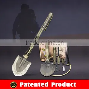 Multi-function Folding Shovel Stainless Steel Survival Shovel Model#DJSV-IS Tactical Survival Knives thumbnail-1