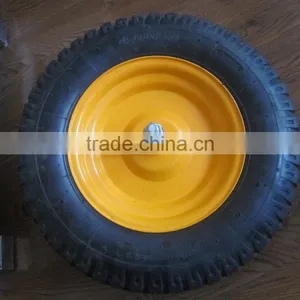 Wheelbarrow Wheels Size 4.00-8 With Steel Rim thumbnail-1