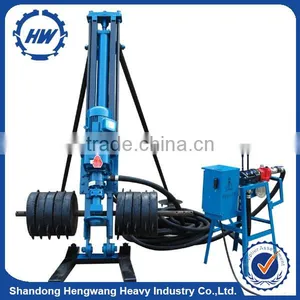 HW100 DTH Drilling Portable Borehole Rig Casing Drilling thumbnail-2