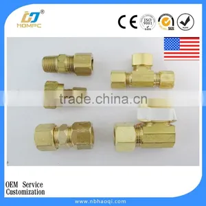Hdpe Compression Brass Pipe Fitting Tee thumbnail-5