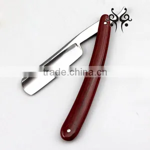 2017 Professional Shaving Razors Straight Razors Wooden Handle Razor thumbnail-1