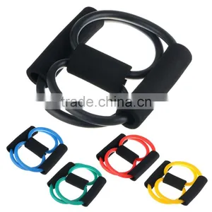 8 Shaped Training Resistance Bands Rope Tube Workout Exercise for Yoga Fashion Body Fitness Equipment Tool thumbnail-2