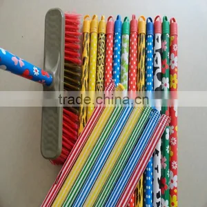 Plastic Broom With PVC Coated Wooden Handle thumbnail-1