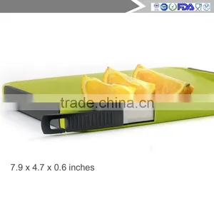 High Quality Block,Unique Double Sided, With Free 2-Piece Knife,Non Slip Design,Green,Great for Kitchen thumbnail-4