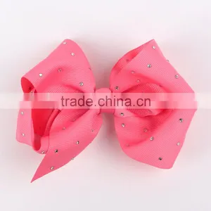 Elegant Purple Grosgrain Ribbon High Quality Cheer Bows thumbnail-3